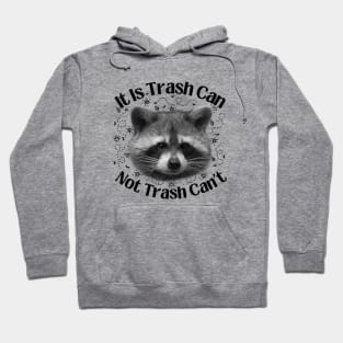 Trash Can Not Trash Cannot Raccoon Funny Hoodie